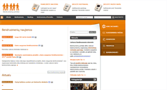 Desktop Screenshot of bendruomenes.lt